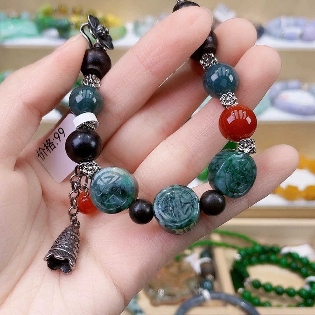 翡翠未镶嵌手链手链