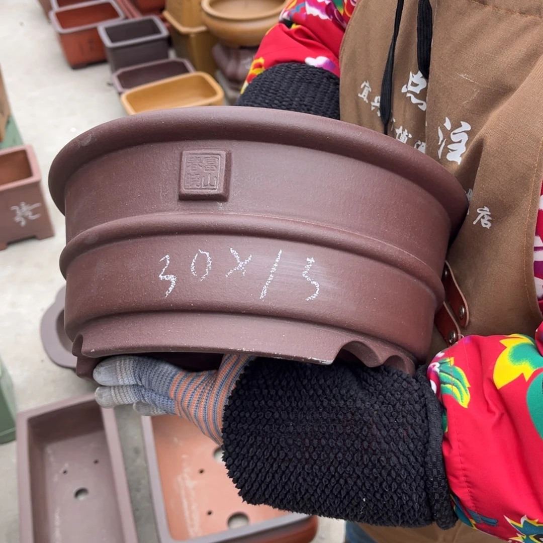 紫砂花盆盆景艺术