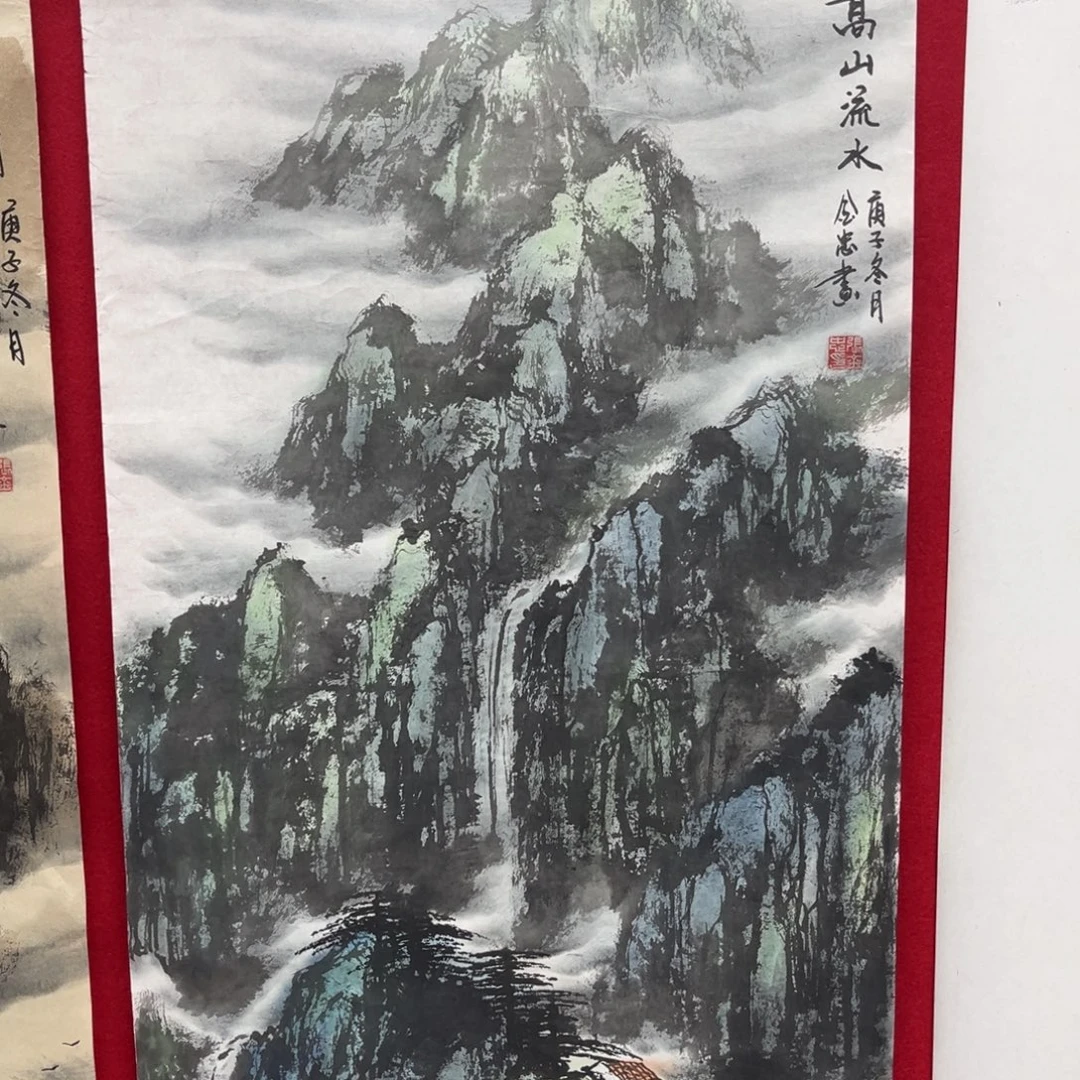 国画绘画作品多次参加全国