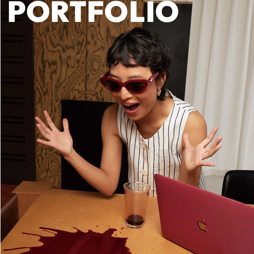 PORTFOLIO出界 NOVA塑颜镜系列大女主遮颧骨猫眼墨镜圆方脸复古