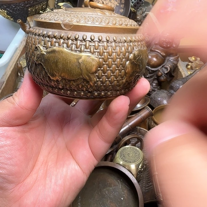 铜器办公室茶室摆件