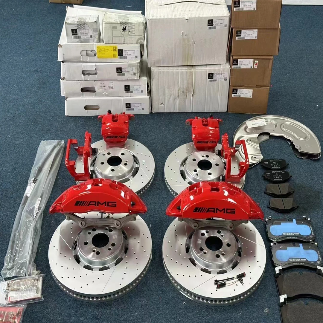 奔驰GLE,GLS,W167底盘升级63AMG刹车卡钳原厂金属刹车盘活塞卡钳