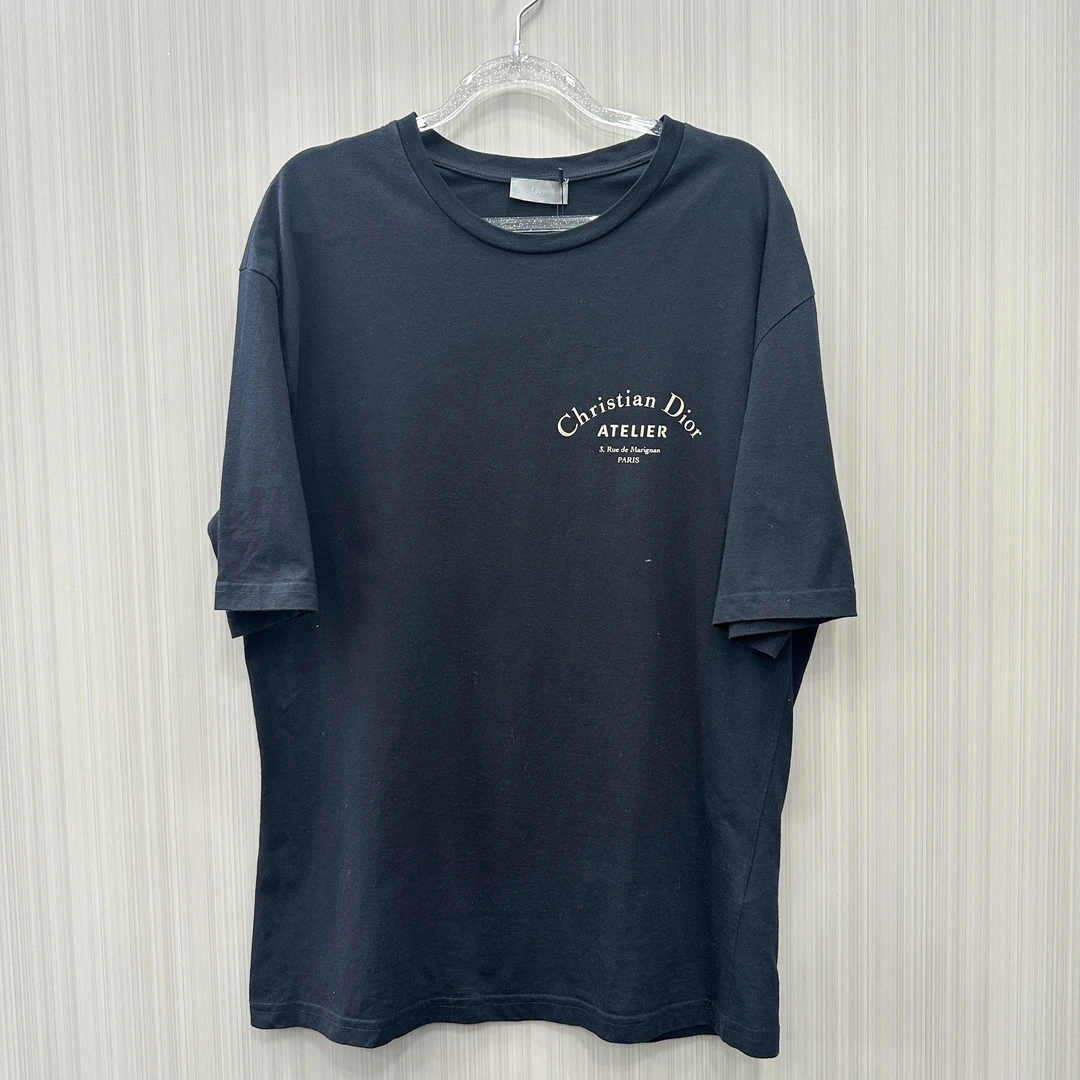 99新 DIOR/迪奥 标语黑色短袖 尺码：M 10311