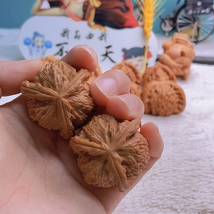 把件文玩核桃一*.三棱