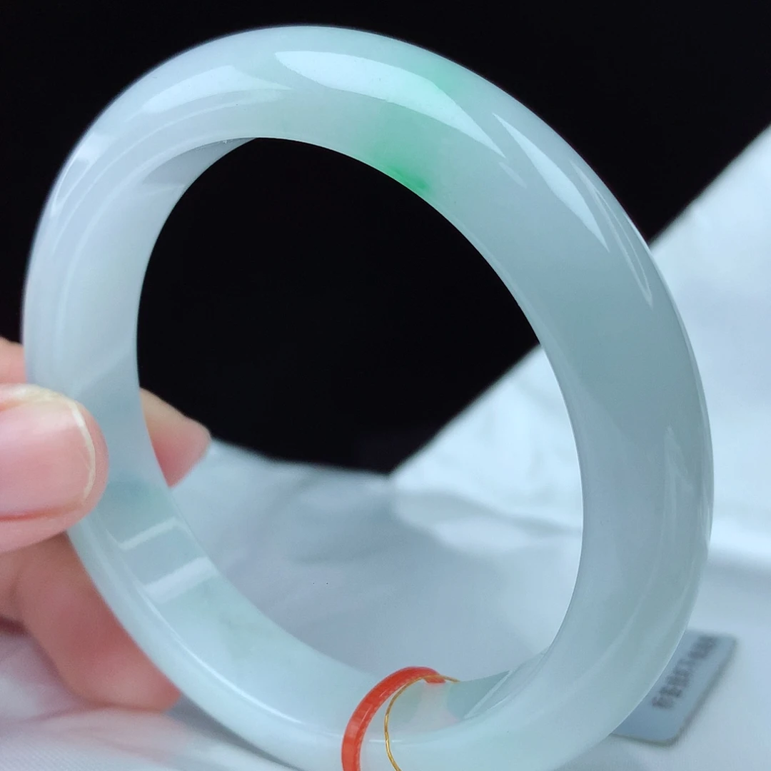 翡翠未镶嵌手镯55圈2639