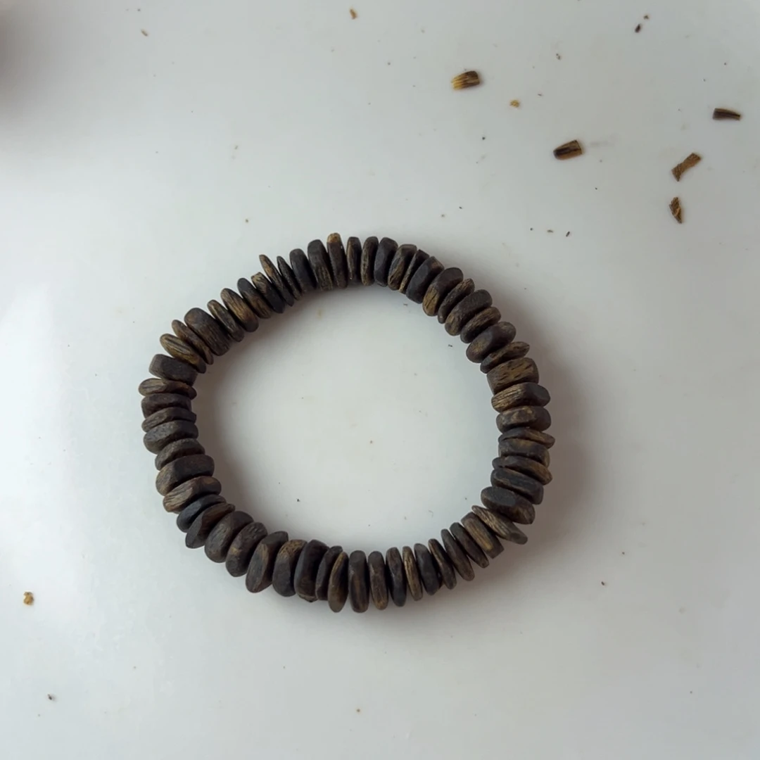 手串沉香gmpd沉香沉水片珠单圈9+多样性发一