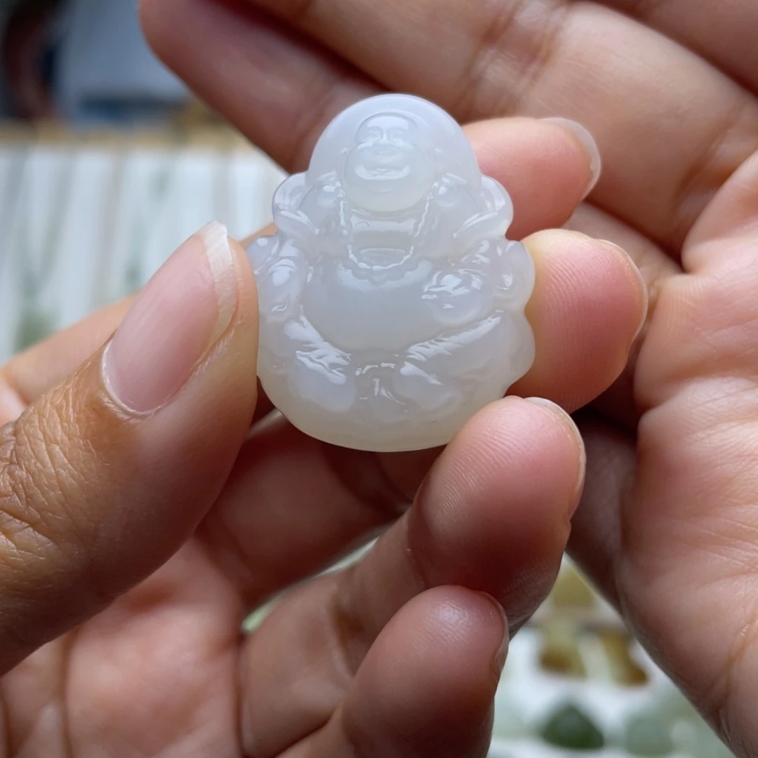 和田玉未镶嵌吊坠(不含链)