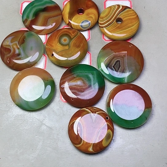 玛瑙/玉髓吊坠(不含链)未镶嵌诣**石