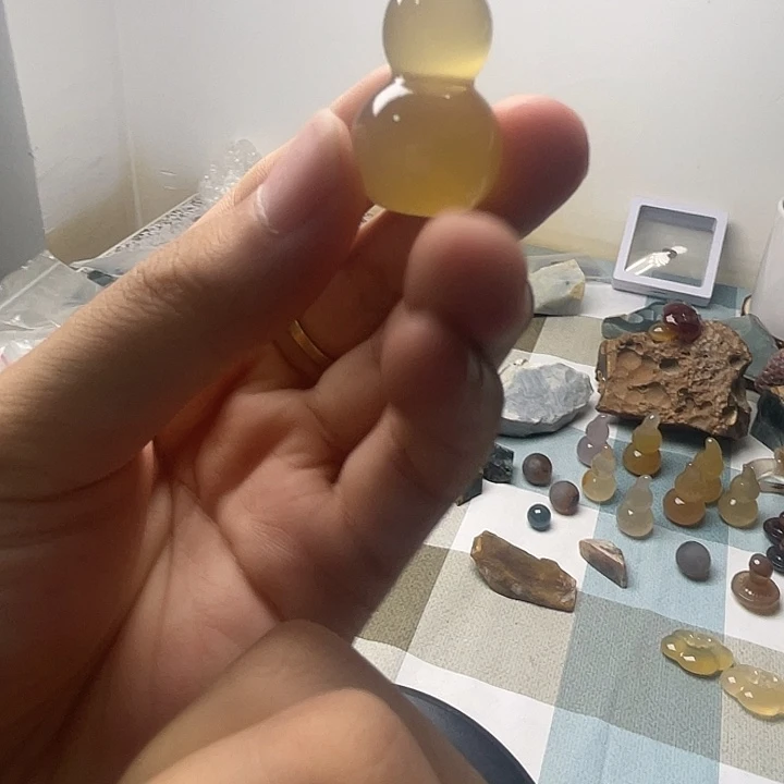 未镶嵌天然玛瑙葫芦玛瑙/玉髓天然玛瑙