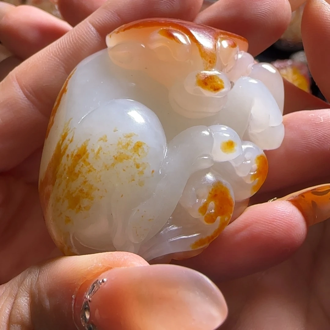 泰***克和田玉未镶嵌挂件