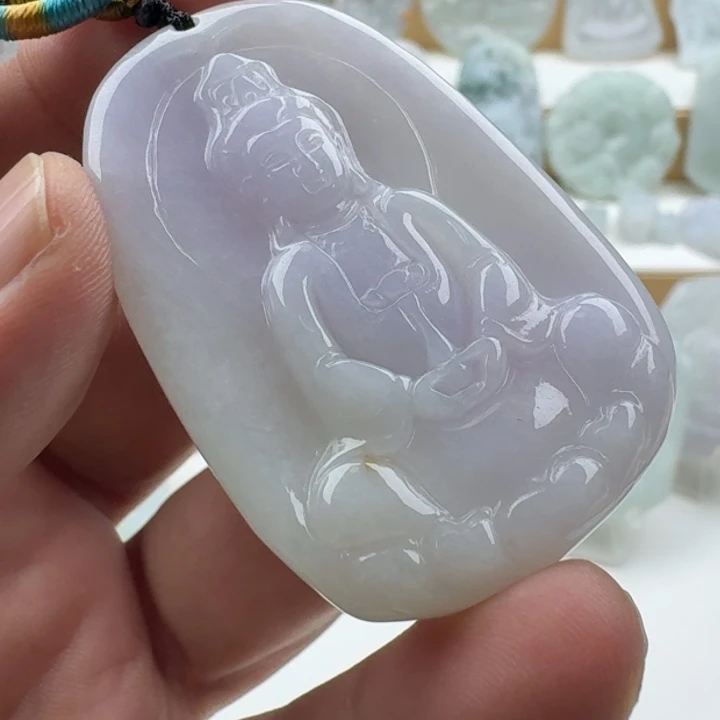 翡翠未镶嵌颈饰天然缅甸A货翡翠