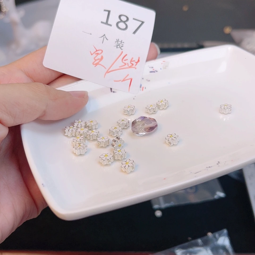 水晶珠宝半成品银S925镶嵌187