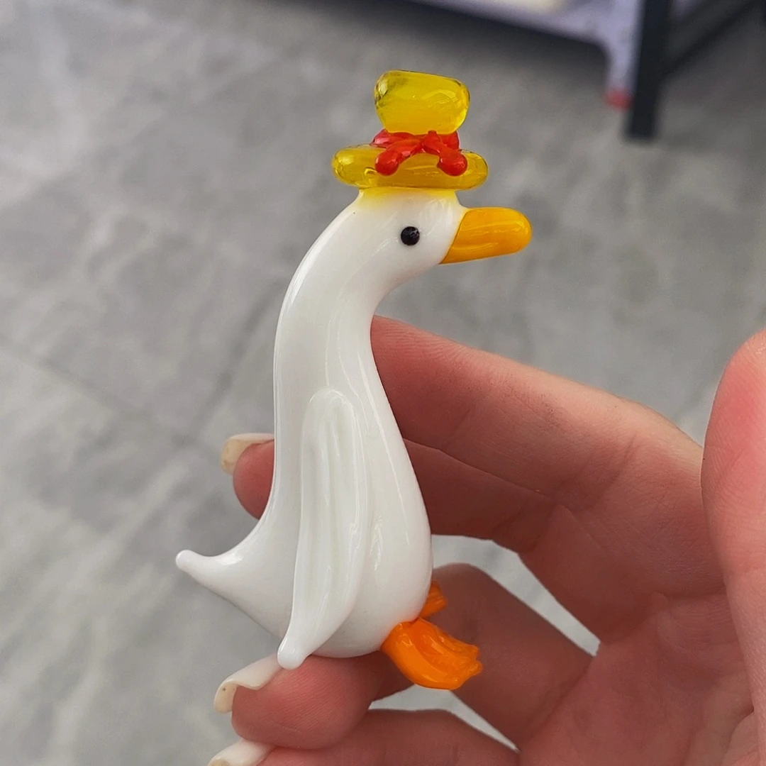 琉璃手工艺品帽子鹅