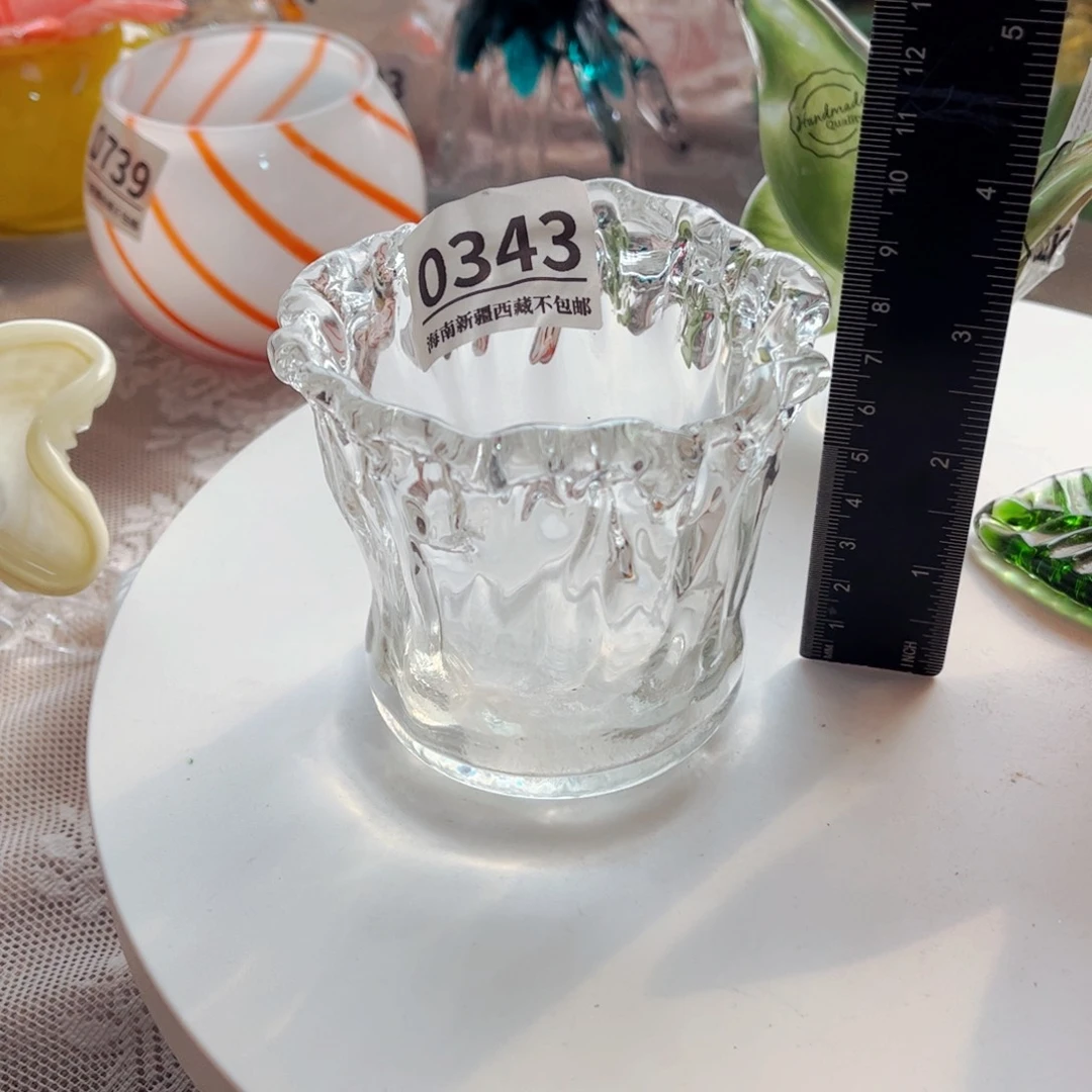 琉璃0343 花瓶摆件高8.5