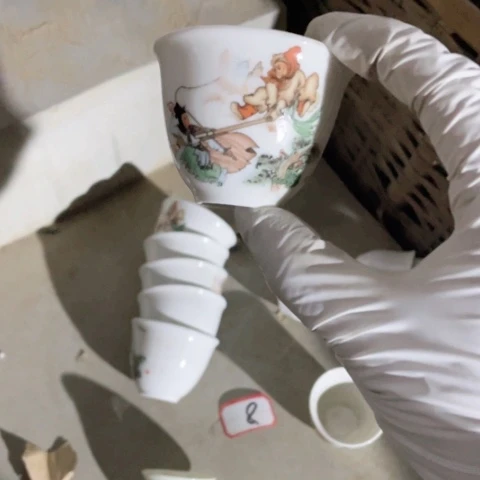 摆件青***?陶瓷艺术摆件十个