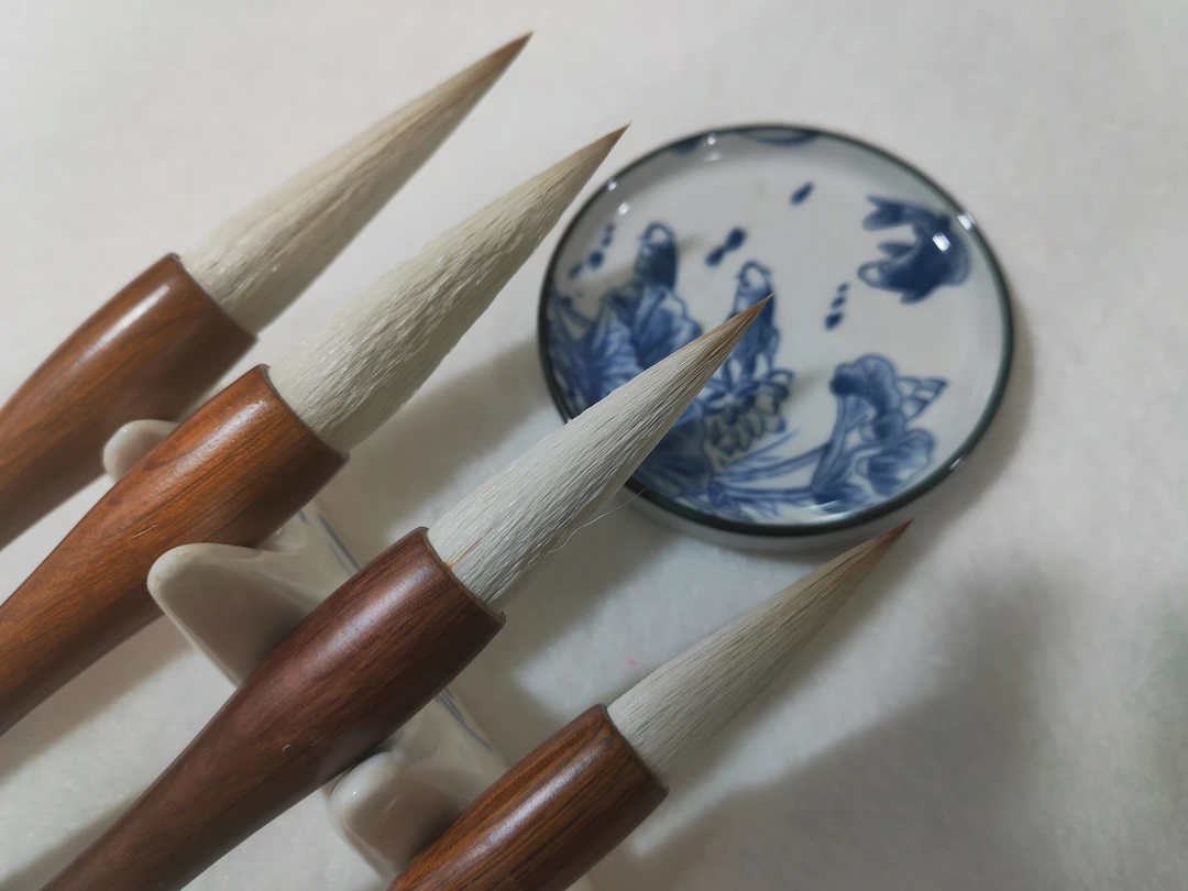 (羲之圣手）狼羊兼毫兼毫毛笔适用于书法国画创作练习专用毛笔