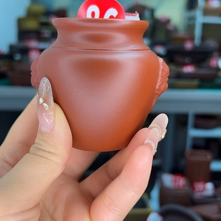 紫砂花盆古朴典雅小花盆