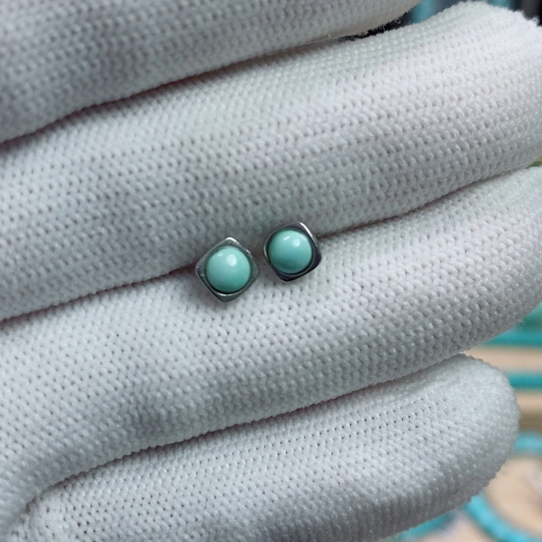 绿松石银S925镶嵌珠宝奇石