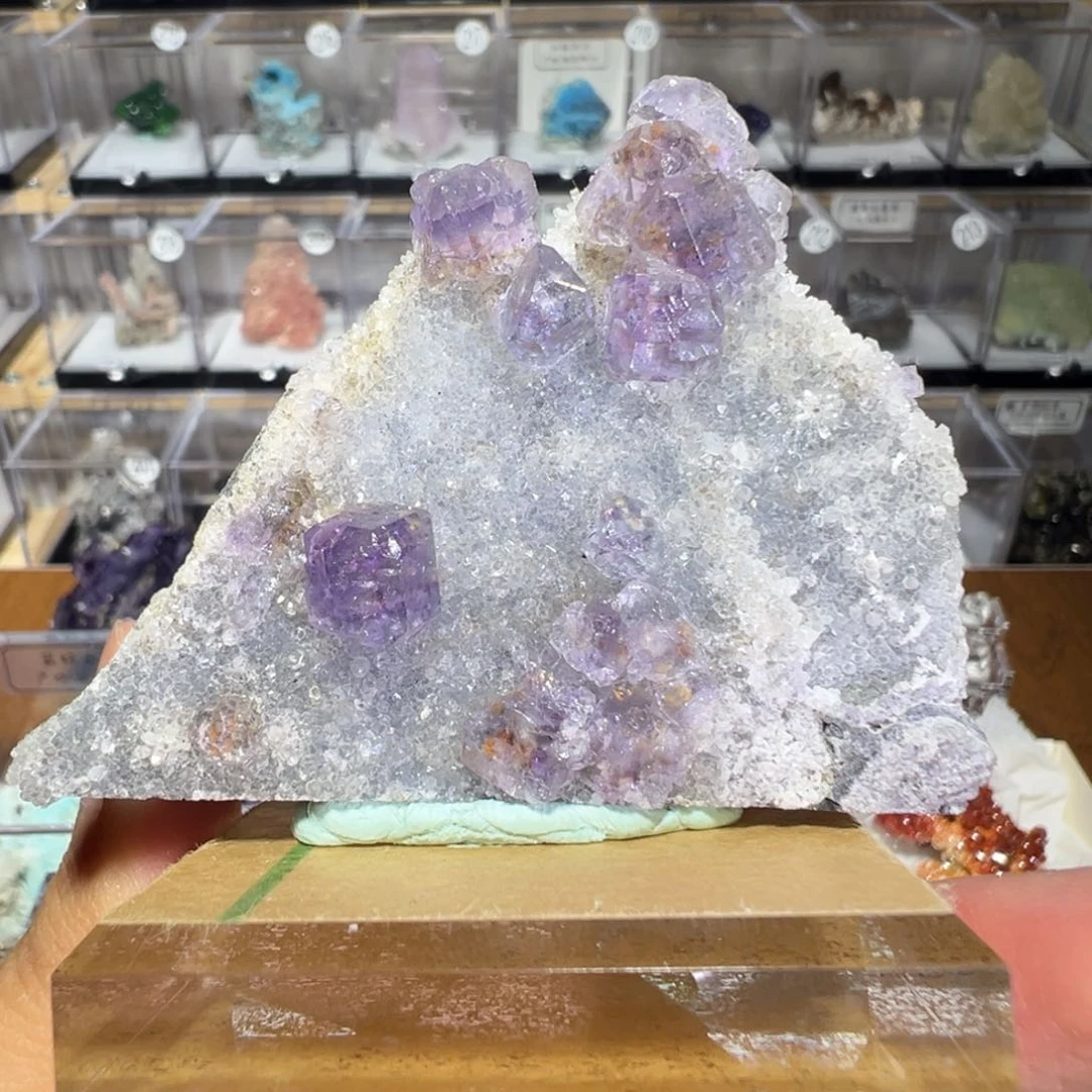 银S925镶嵌紫晶大型摆件（非配饰）