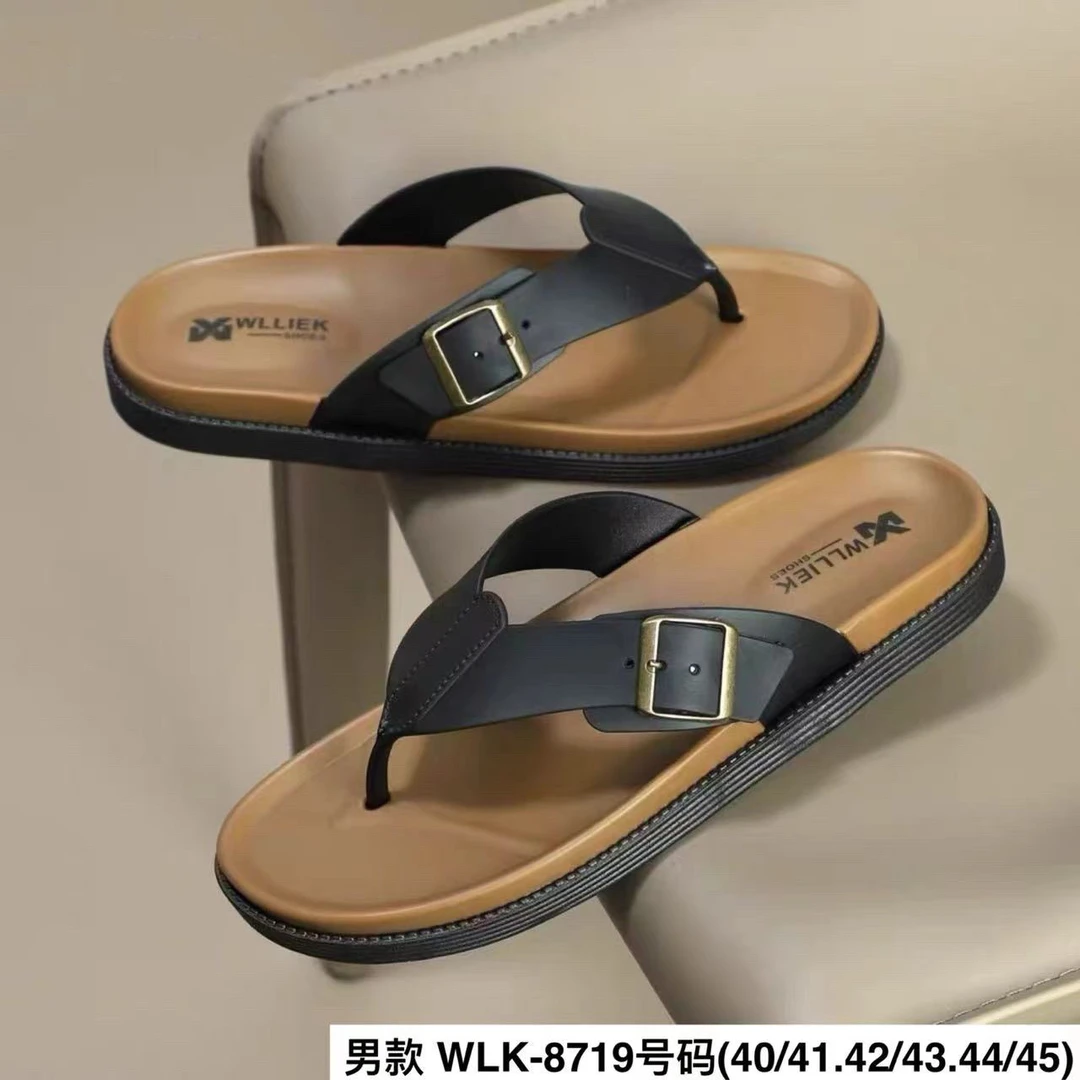 薇莎8719【人字拖】百搭男士拖鞋防滑舒适人字夹拖时尚家居凉拖鞋