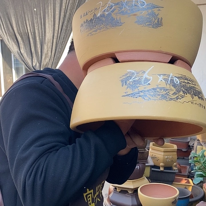 紫砂花盆紫砂花盆