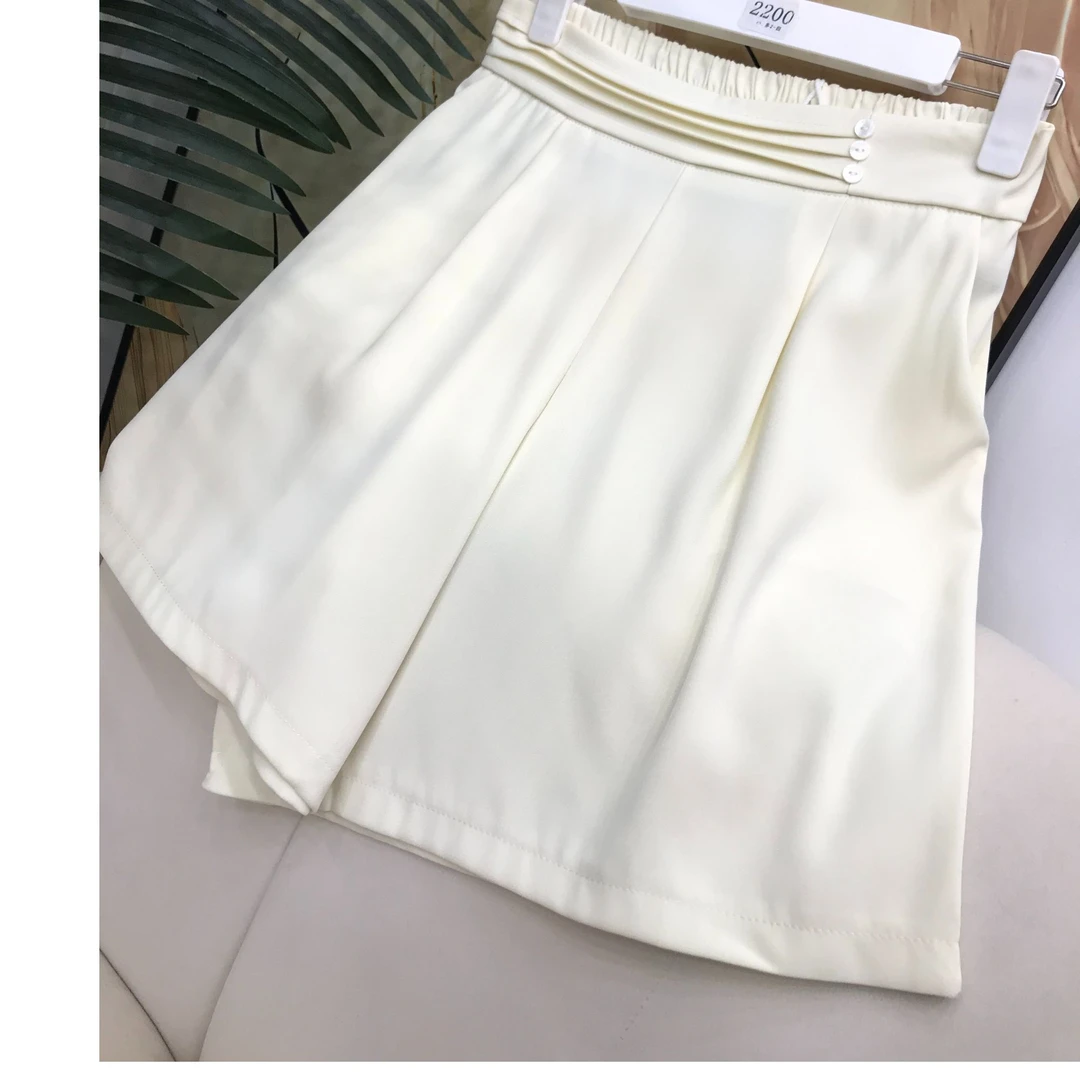 2200大码女装胖MM高腰时尚休闲百搭夏季阔腿外穿韩版五分短裤5220