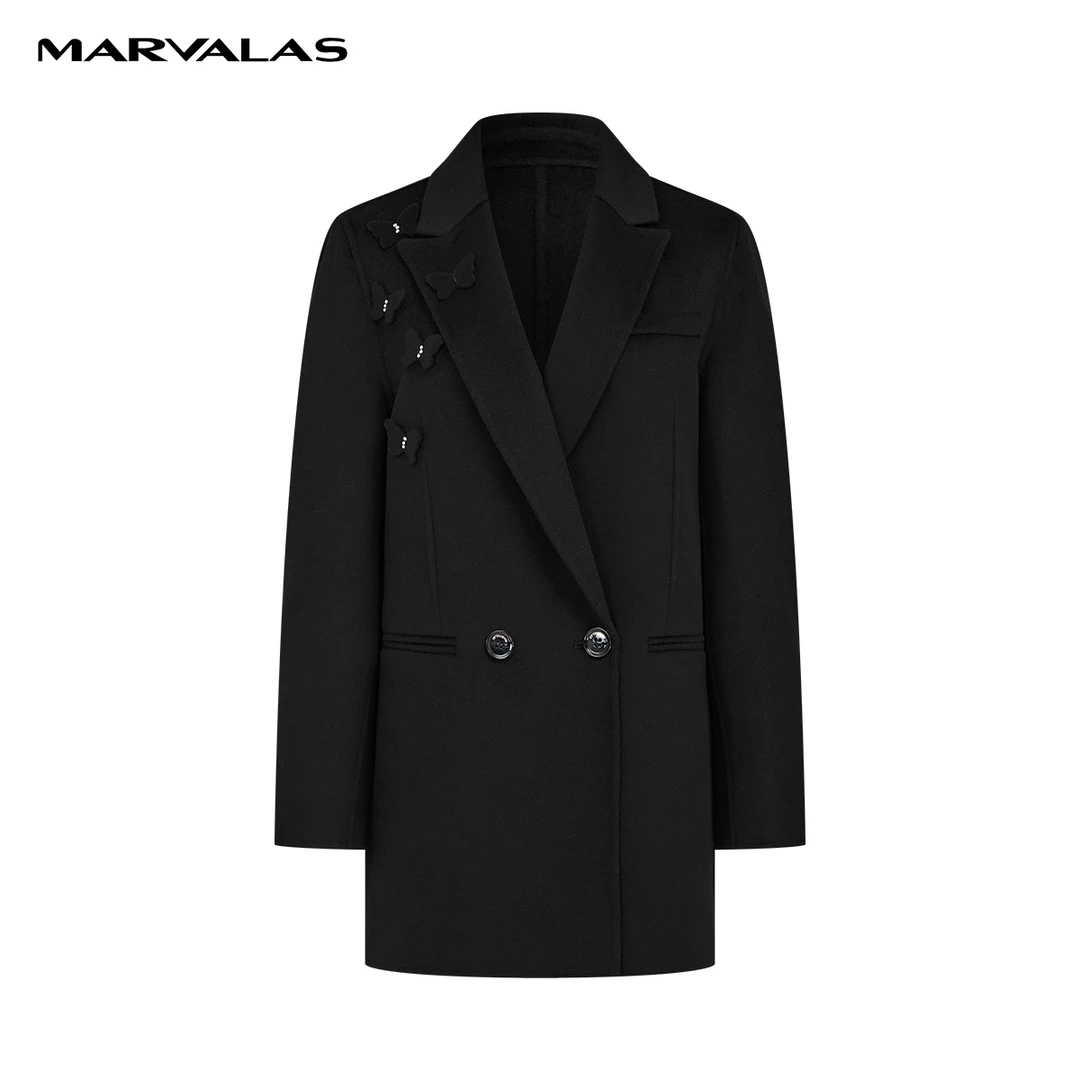 【小铃铛】M426306976-1曼德诗全羊毛外套冬季女士夏季连衣裙