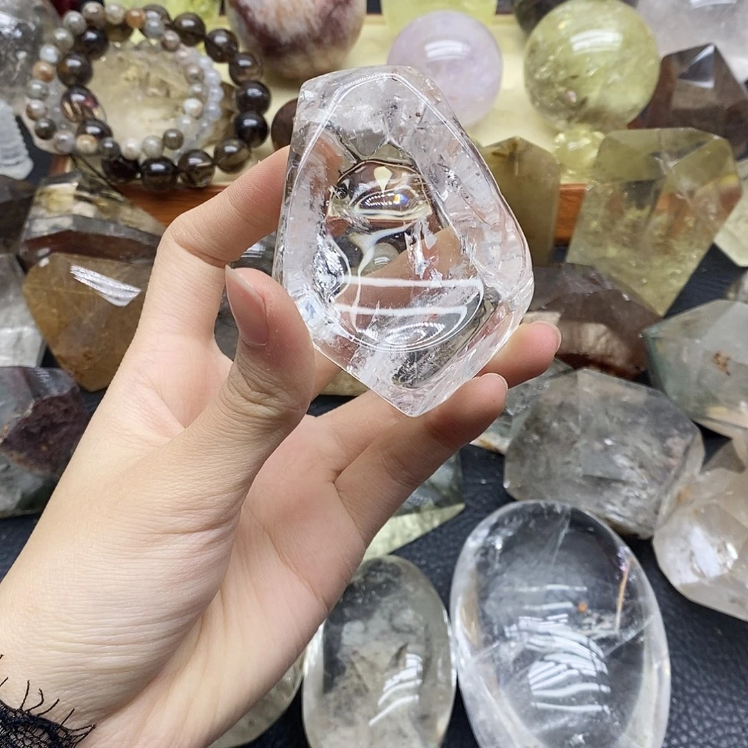 珠宝半成品未镶嵌水晶180水晶石