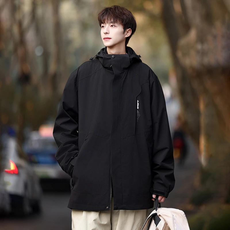 新款内胆冲锋衣春秋季防水三合一防风登山夹克运动可拆卸男女外套