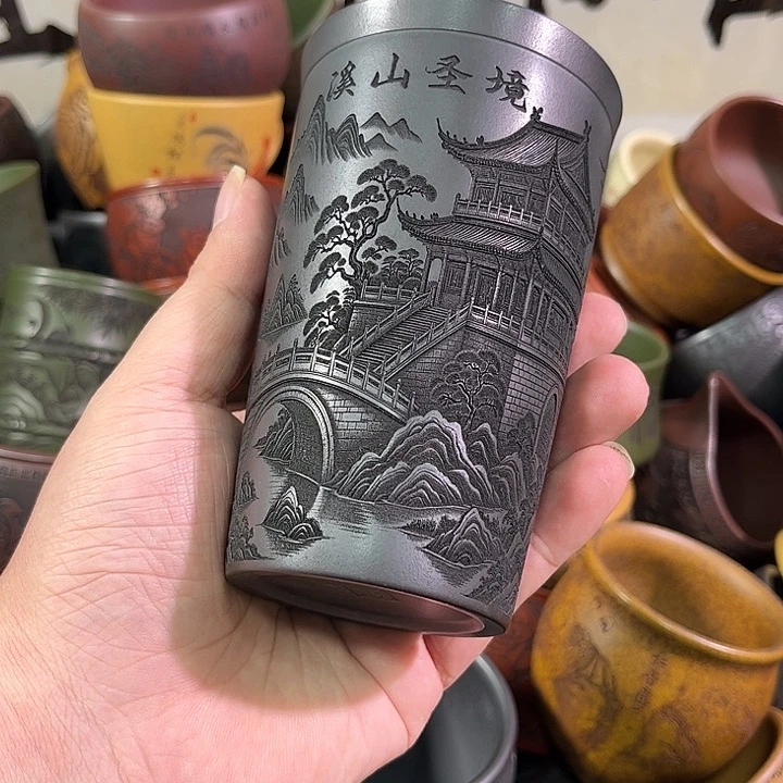 茶杯紫砂全手工紫砂 主人杯