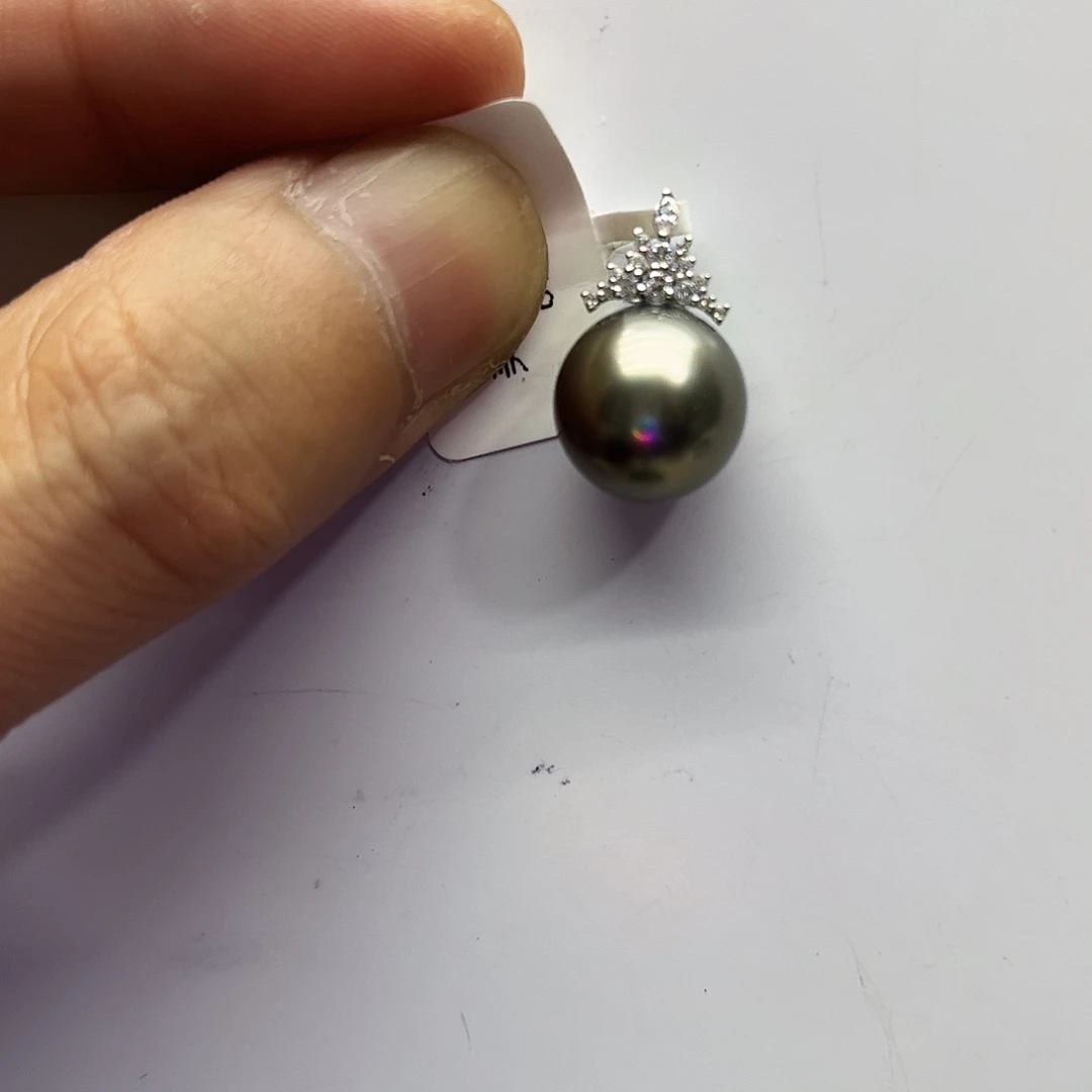 颈饰海水珍珠18K金镶嵌