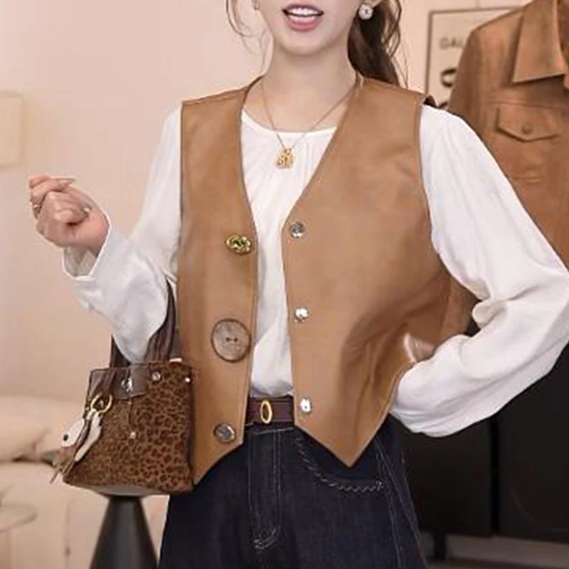 轻熟风高级感气质马夹女2025秋季新款显瘦通勤百搭上衣洋气衣服潮