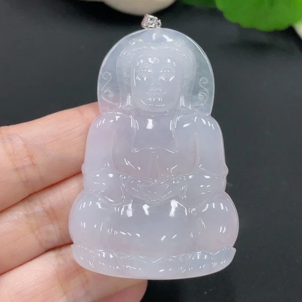 P31-天然A货翡翠-观音