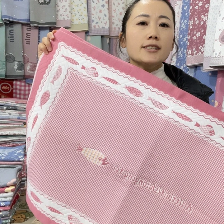 棉特价促销粉色小鱼纯棉