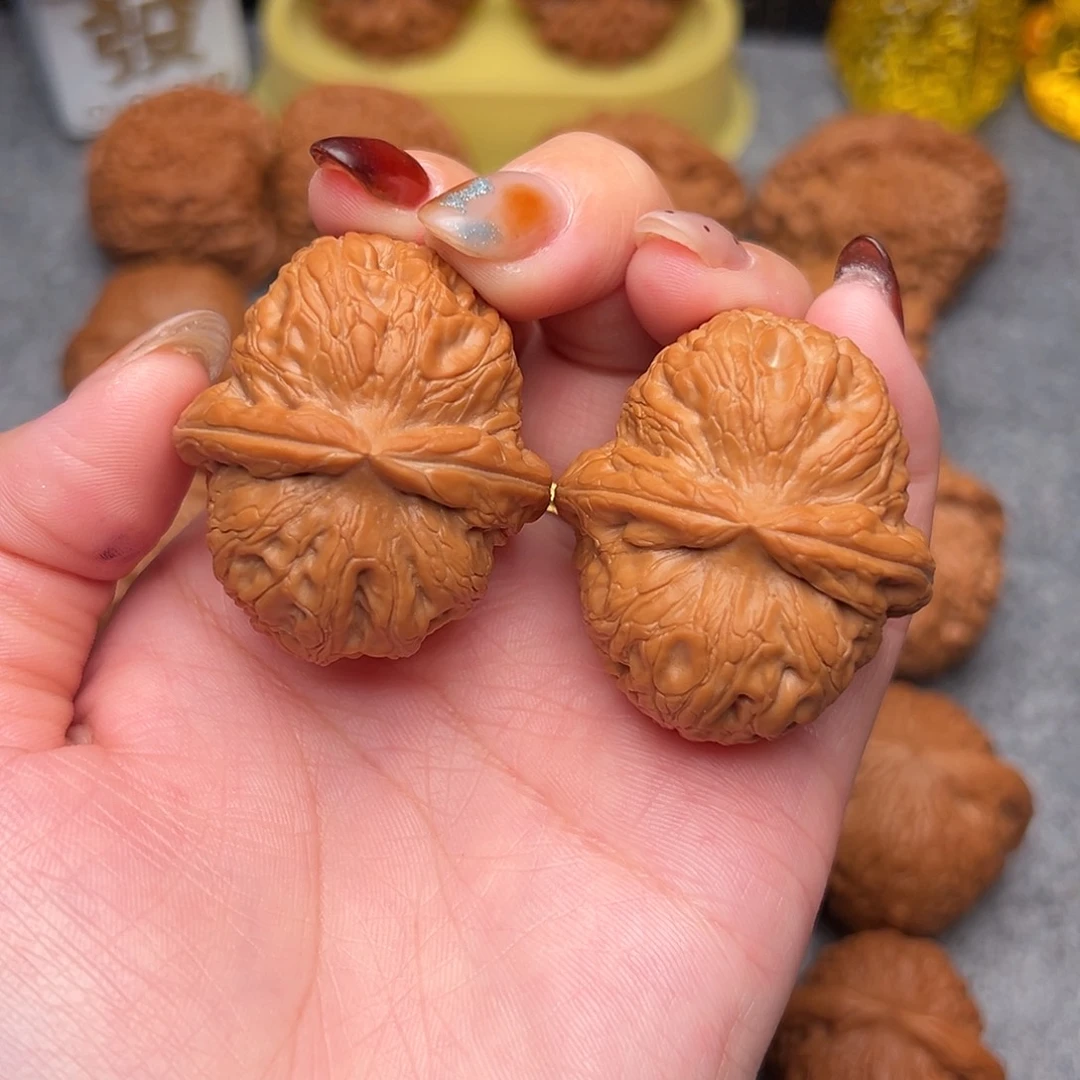 把件文玩核桃毕业精品精配元宝全品41.5绝配