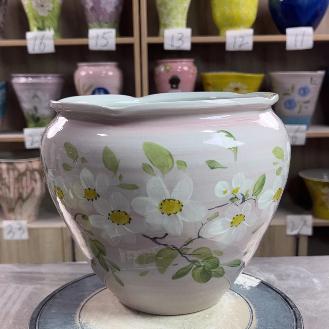 景德镇陶瓷花盆花盆