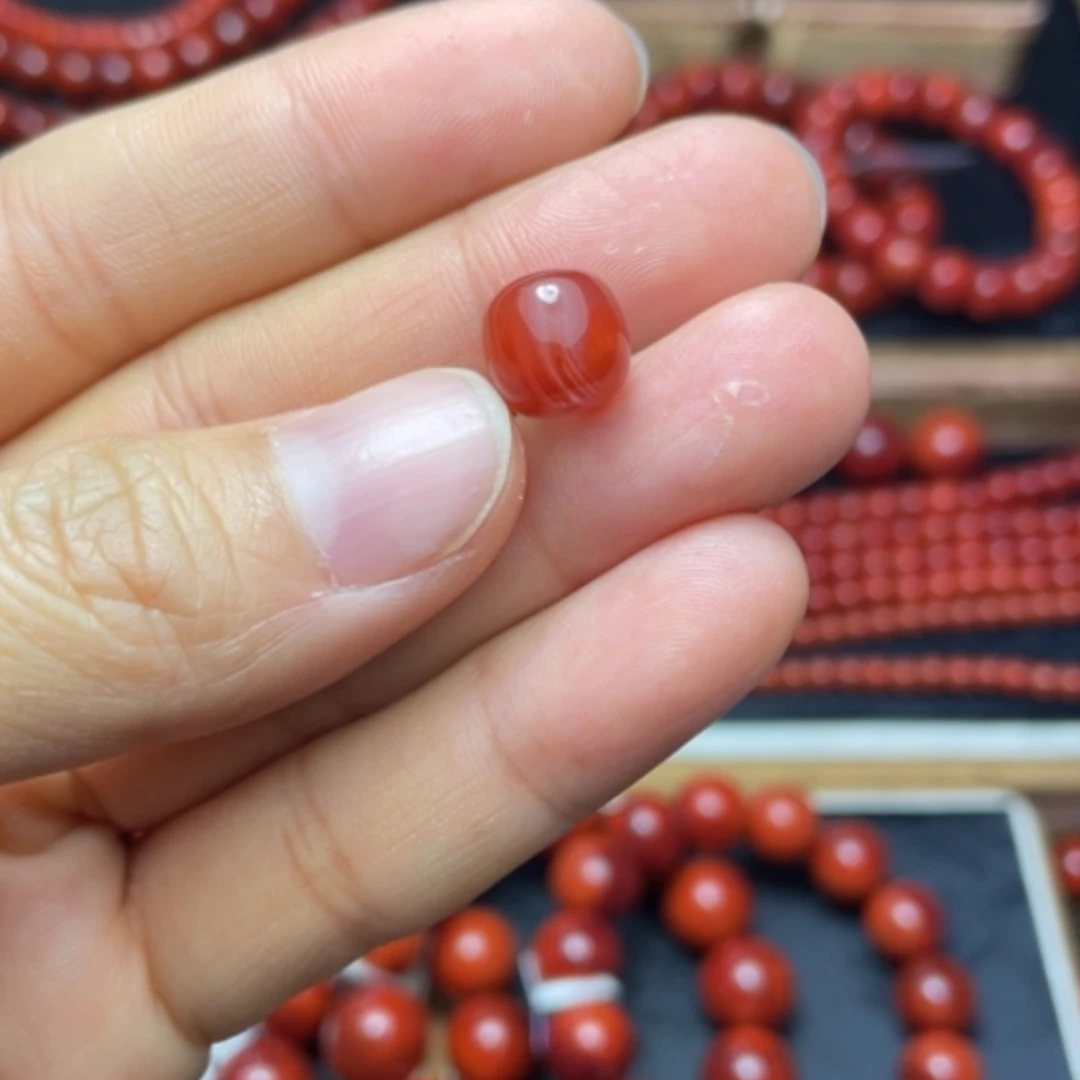 【闪购商品】南红玛瑙单珠9多样性发1未镶嵌