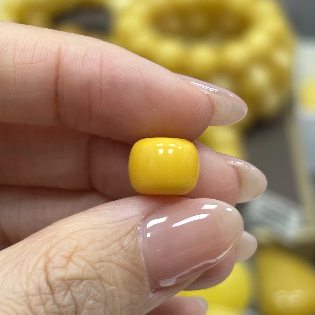 10.0*8.0mm· 1-小妖珠宝天然原矿琥珀蜜蜡