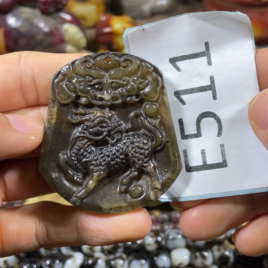 和田玉吊坠(不含链)未镶嵌