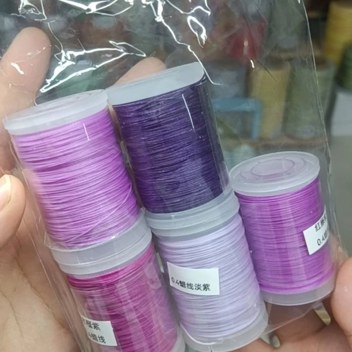 0.4圆腊 紫色5个70m