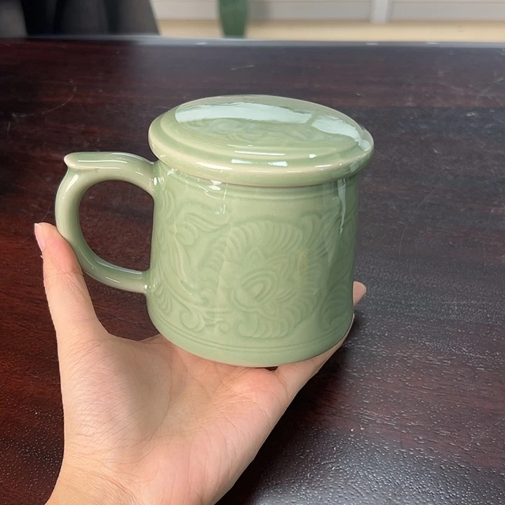 龙泉云间青瓷小米茶器
