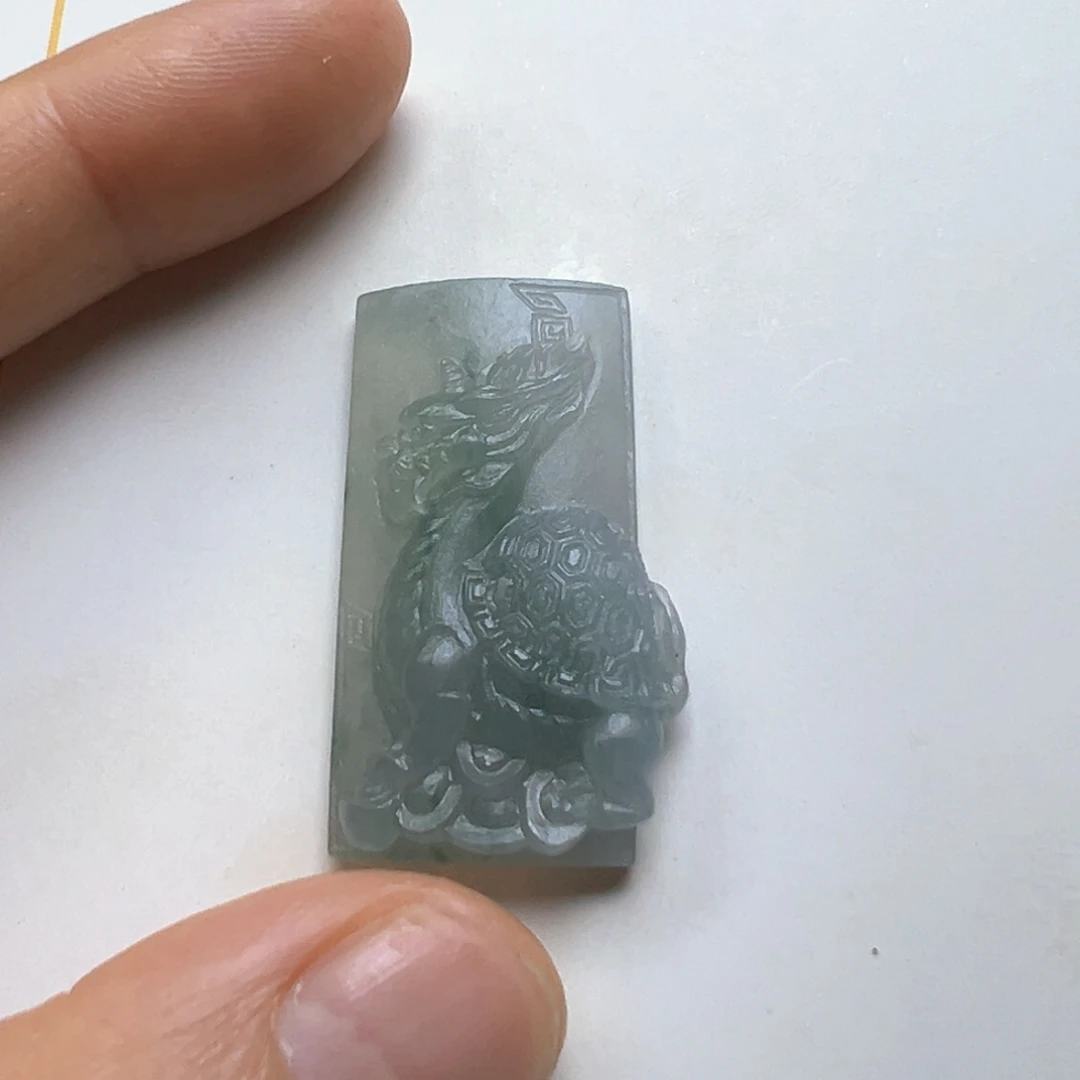 未镶嵌定制翡翠缅甸翡翠A货龙龟故里