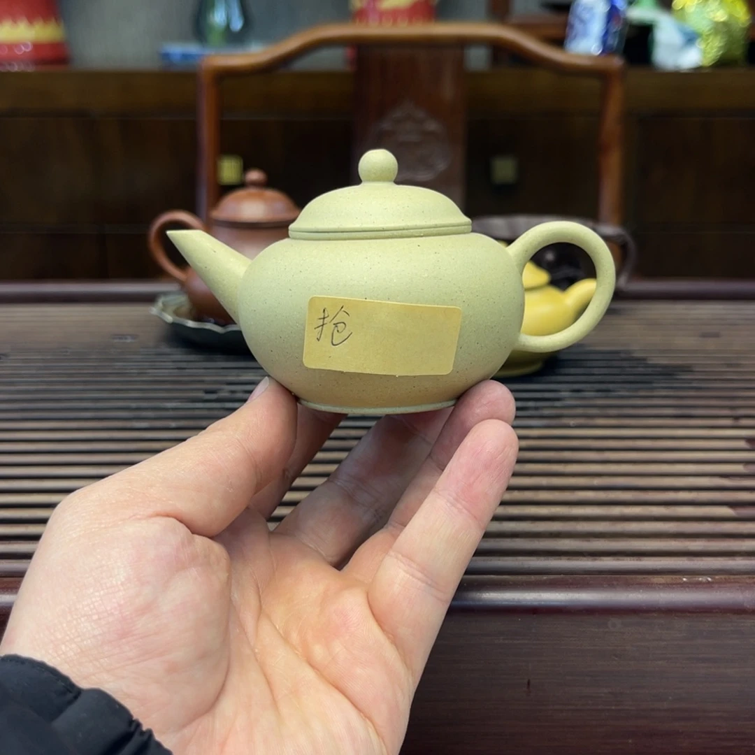 紫砂茶壶130容量超薄胎水平