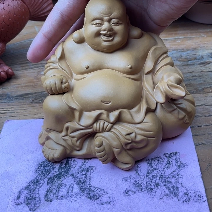 专***画紫砂茶宠紫砂米勒