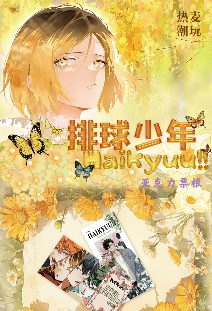 【票根斗牛】排球少年x热麦潮玩二创亚克力票根收藏盲盒