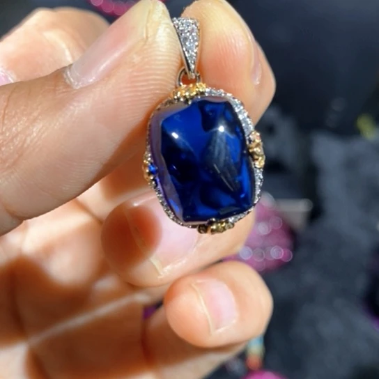 戒指银S925镶嵌红宝石