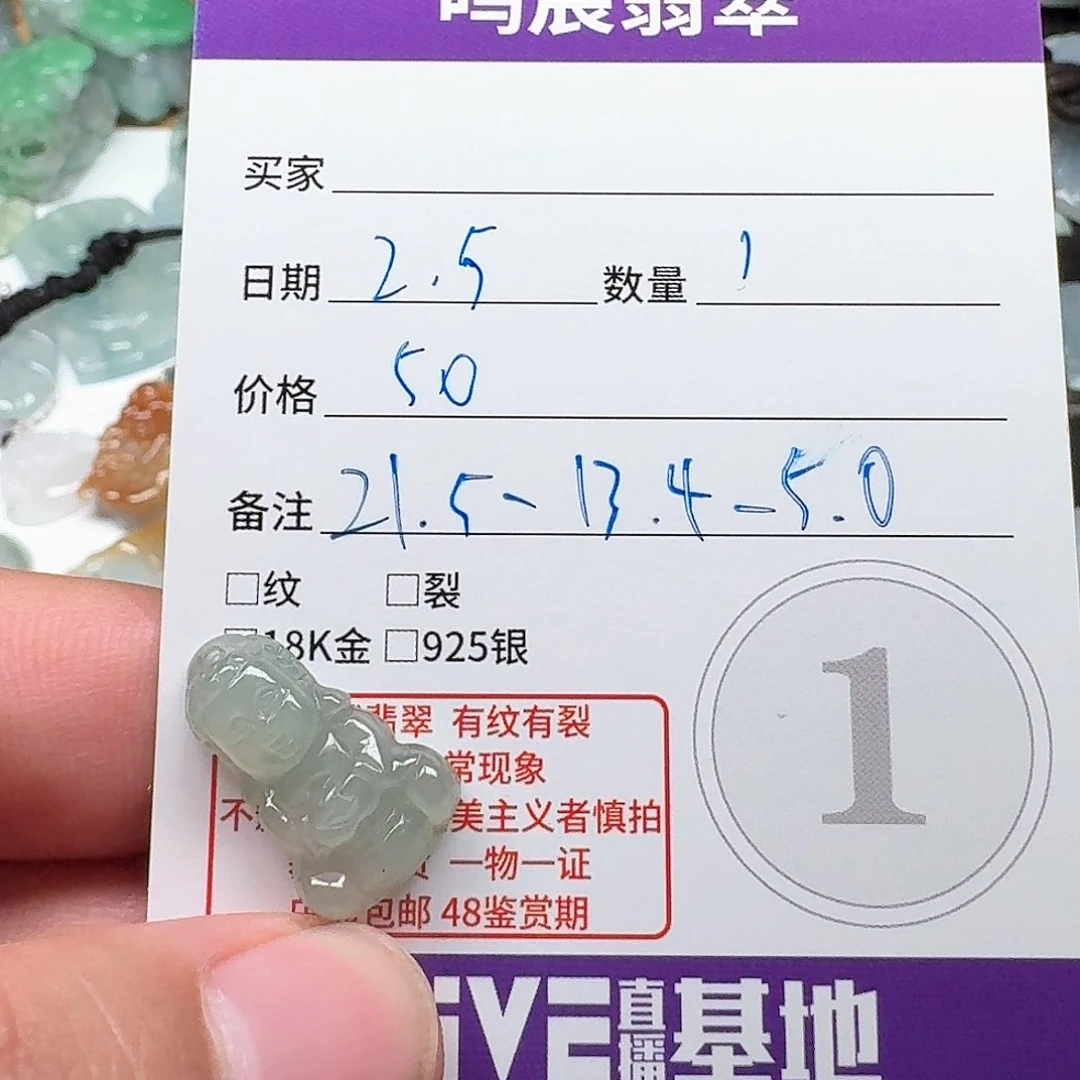 翡翠颈饰未镶嵌翡翠