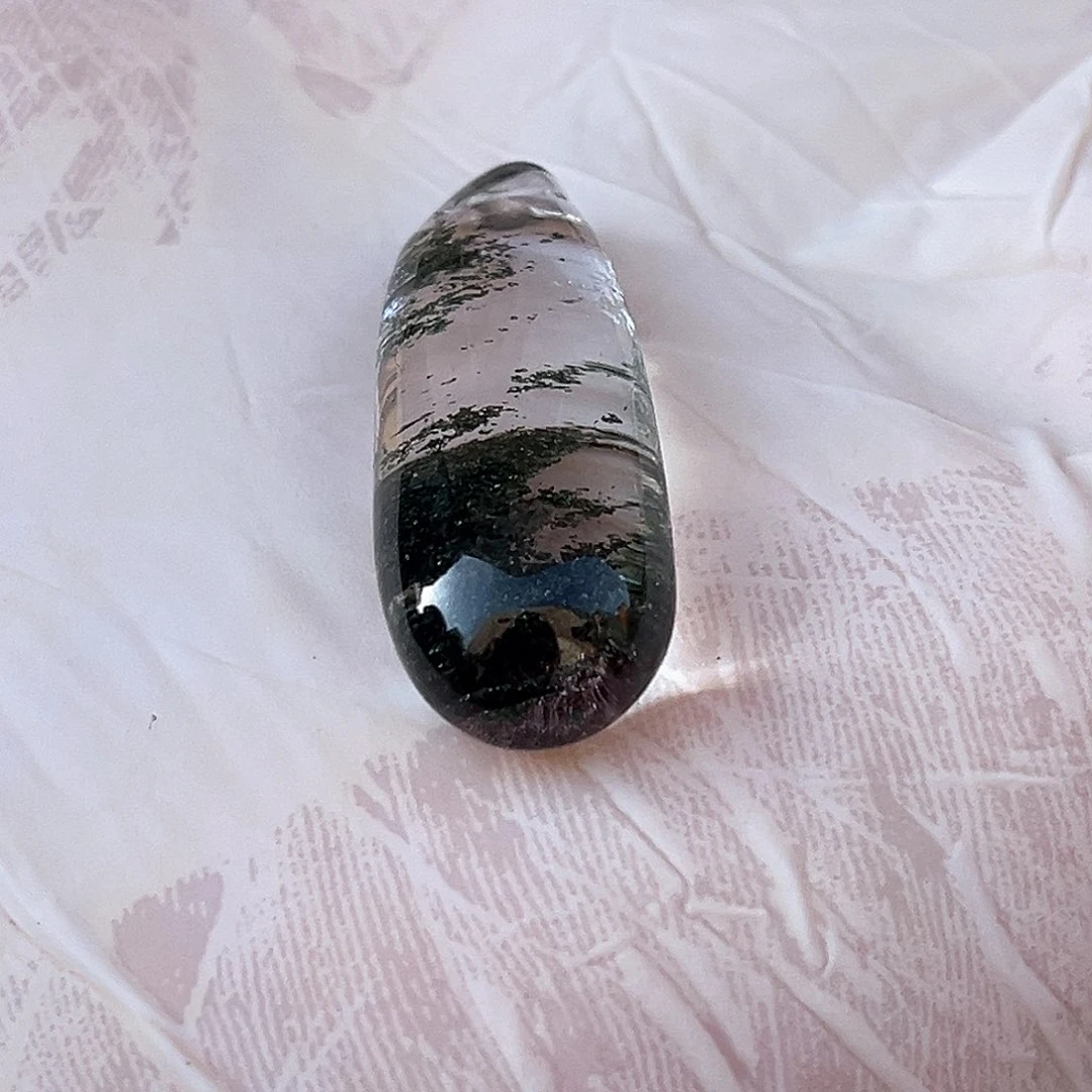 发晶胡瓜未镶嵌瑩*