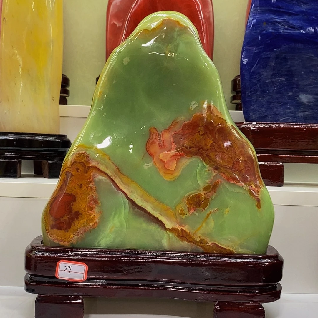 用***3石材天然家居摆件