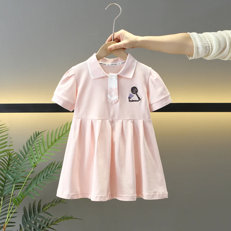 女童Polo裙子姐弟夏装男童短袖兄妹套装夏季六一儿童节表演学院风